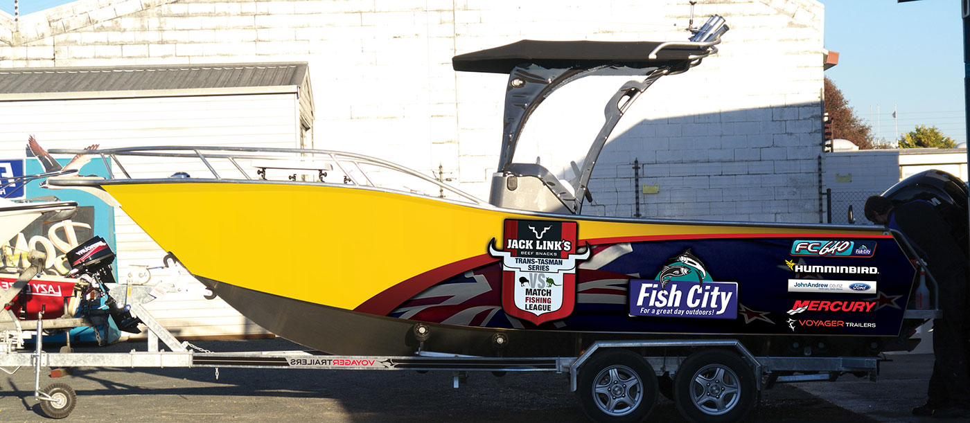 FC 640 Centre Consoles to be TV stars Kingfisher Boats