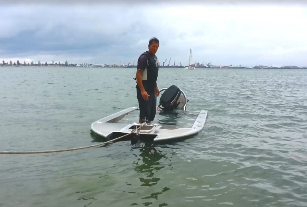 Swamp test - Pumped full of water but still afloat