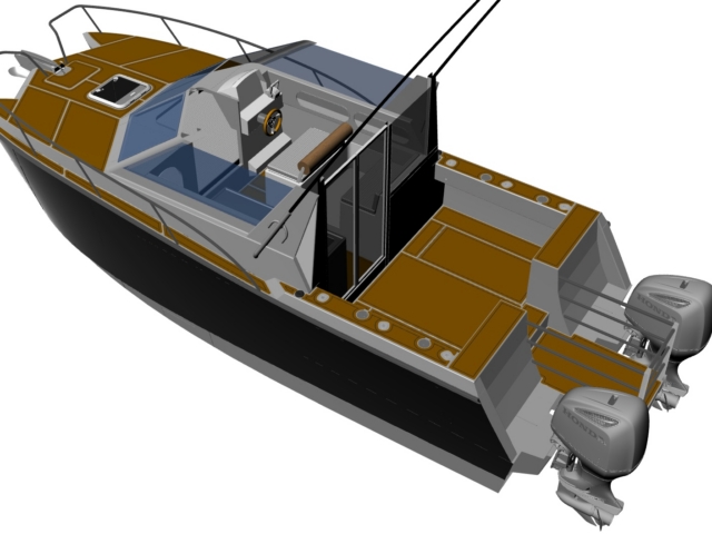 820 Powercat plan view